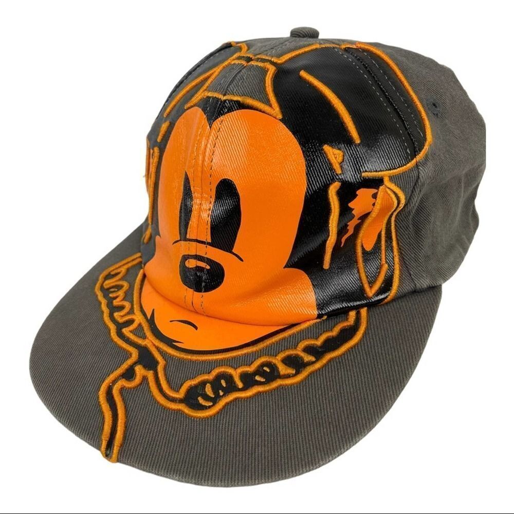 Disney Parks Baseball Cap Flatbill DJ Mickey Mouse Embroidered Trucker Hat